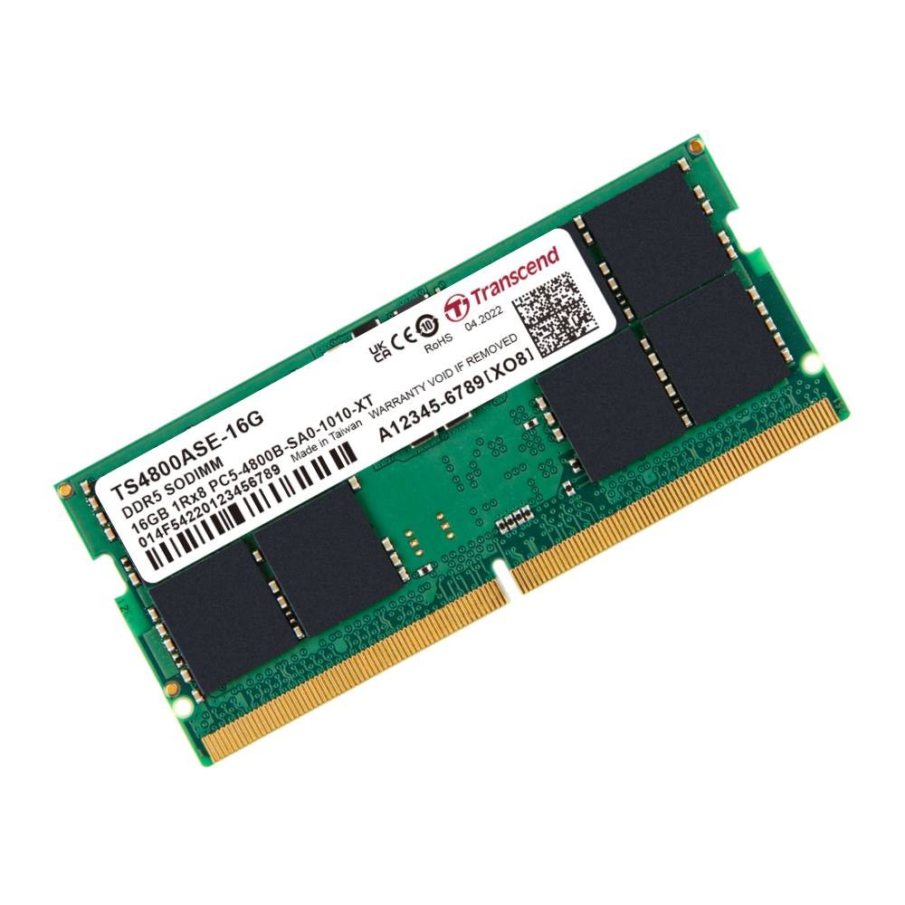 RAM NOTEBOOK (แรมโน้ตบุ๊ค) TRANSCEND 16GB JM DDR5 4800 SO-DIMM 1Rx8 1.1V