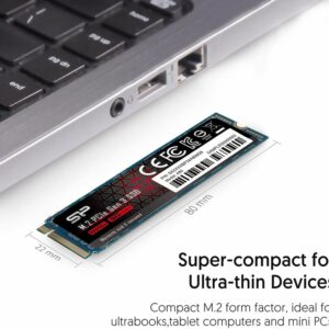 SILICON POWER SSD A80 1TB M.2 2280 PCIE SP001TBP34A80M28