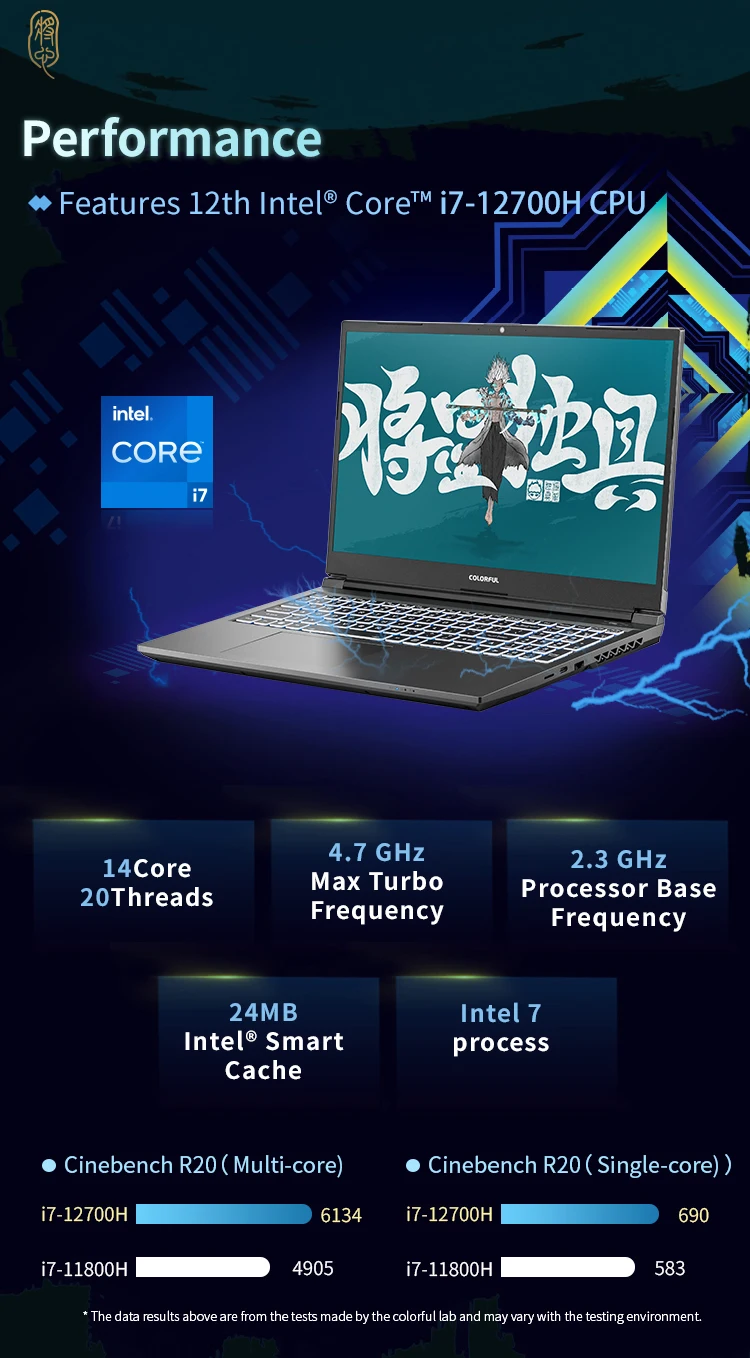 Colorful X15-XS 22 gaming laptop i7