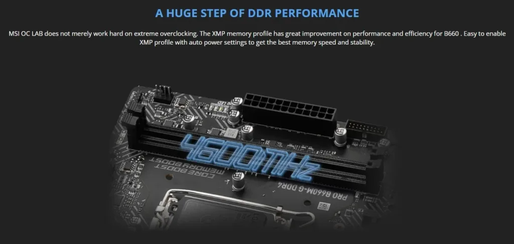 MSI M/B PRO B660M-G DDR4