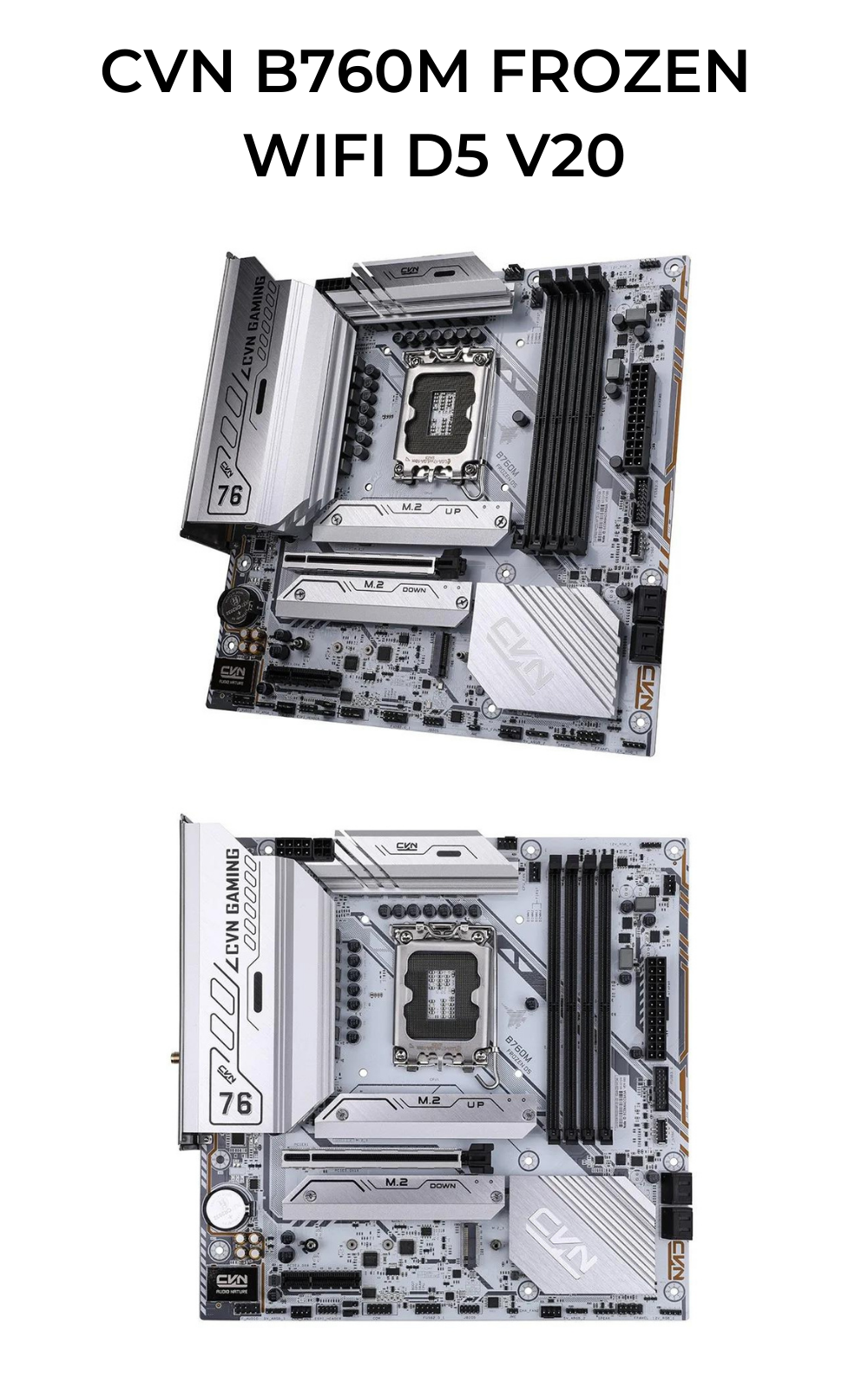 COLORFUL MAINBOARD (เมนบอร์ด) CVN B760M FROZEN WIFI D5 V20