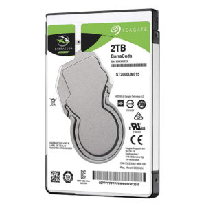 SEAGATE BARRACUDA 2.5 MOBILE HDD 2TB 5400RPM 128MB SATA6GB-S 2YRS