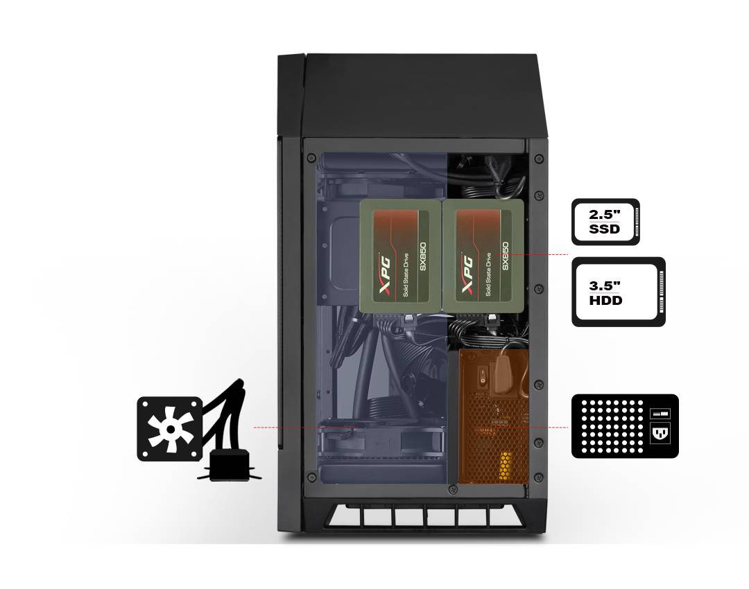 SILVERSTONE LUCID SERIES LD03