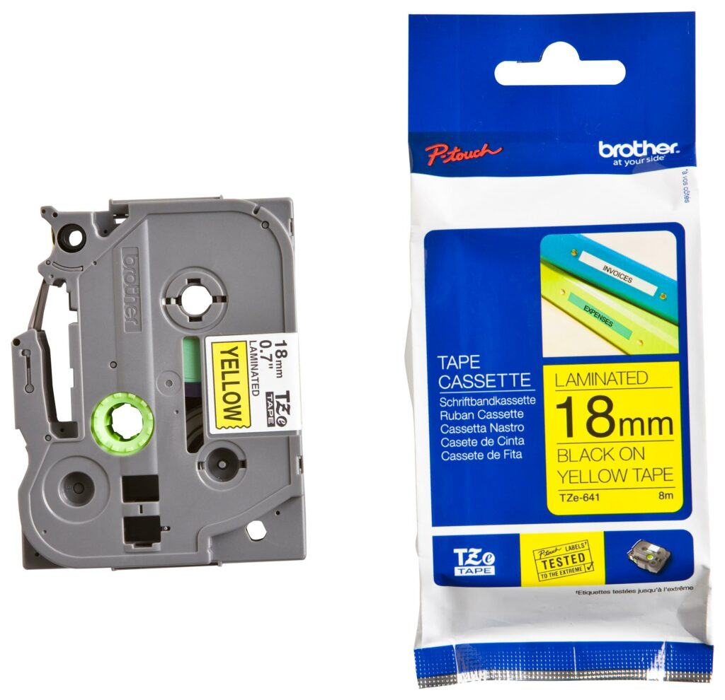 เทปพิมพ์อักษร Tape Cassette BROTHER TZE-641