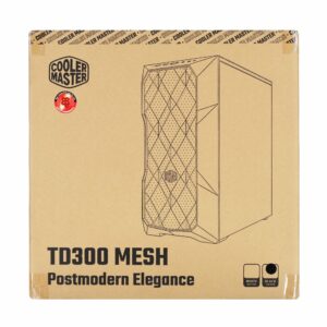 CASE (เคส) COOLER MASTER TD300 MESH (BLACK) (MICRO-ATX)