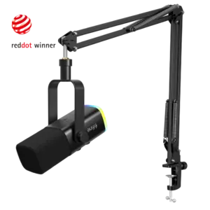 AM8T Dynamic Mic w/Boom Arm(CS1) RGB BK
